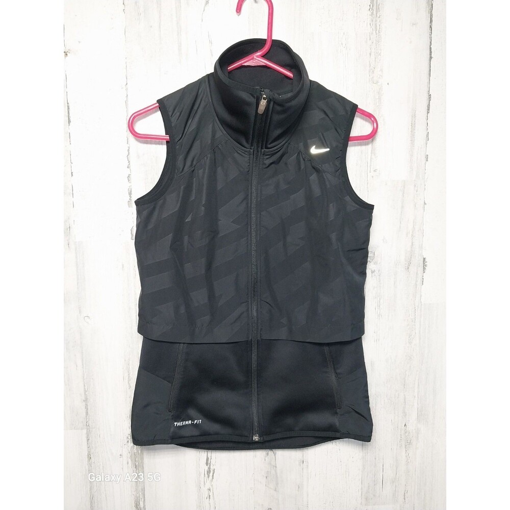 Nike THERMA-FIT Layered Vest Black Small